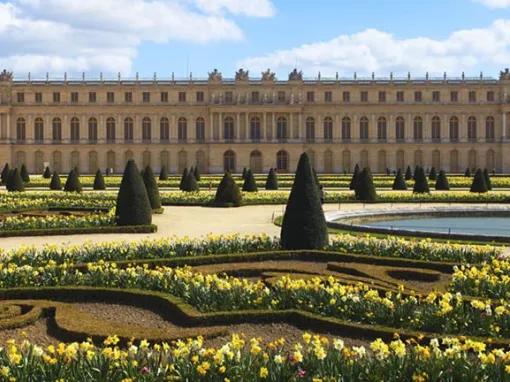 The Palace of Versailles from the gardens
