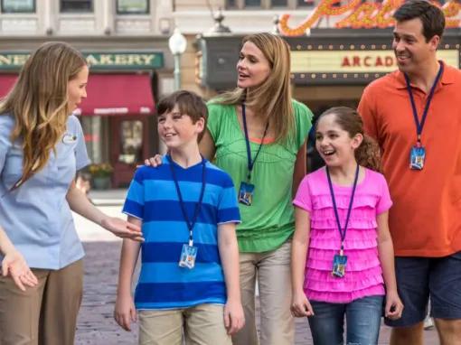 Guests on a VIP tour at Universal Studios Florida