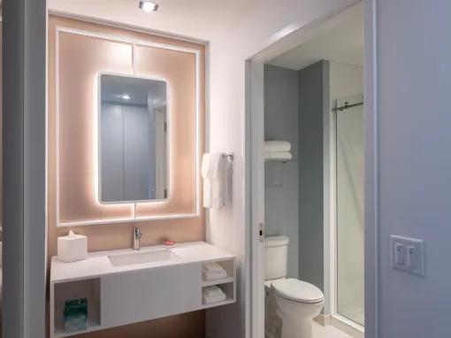 Standard room bathroom at Universal Stella Nova Resort