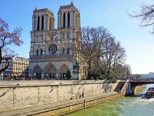 View of Notre Dame from Seine