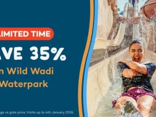 Wild Wadi Waterpark Limited-Time Promo Ticket