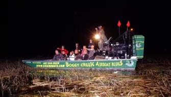 Boggy Creek One Hour Airboat Night Tour Boggy Creek One Hour Airboat Night Tour