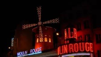 Moulin Rouge Show Ticket and Champagne