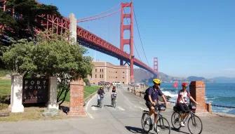 Bike the Bay over the Golden Gate Bridge to Sausalito