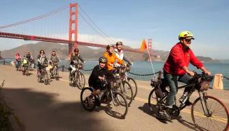 Bike the Bay over the Golden Gate Bridge to Sausalito