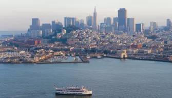 San Francisco Helicopter Tour with Sunset Dinner Cruise San Francisco Helicopter Tour with Sunset Dinner Cruise