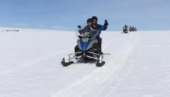 Golden Circle & Glacier Snowmobiling