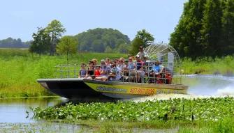 Airboat ride at Wild Florida Orlando