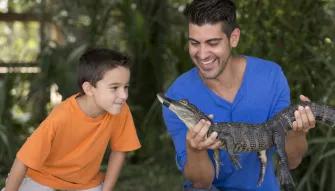 Animal encounters at Wild Florida Animal Park