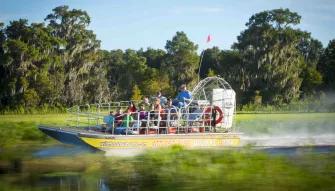Airboat ride at Wild Florida Orlando
