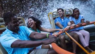 Family on Kali River Rapids at Disney's Animal Kingdom