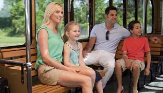 Family on the I Ride Trolley Orlando