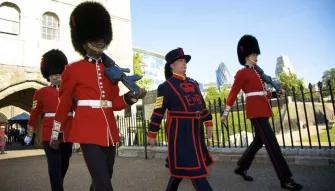 Tower guards at the Tower of London
