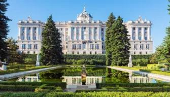 Gardens of Royal Palace in Madrid Gardens of Royal Palace in Madrid