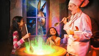 Cook up a magic spell with the Muffin Man at Shrek's Adventure London