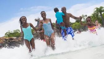 Guests in Surf Pool at Disney's Typhoon Lagoon