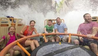 Family on Kali River Rapids at Disney's Animal Kingdom