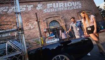 Fast and Furios Supercharged cars at Universal Studios Florida
