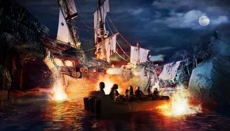 Pirates of the Caribbean ride at Disneyland Paris