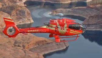 Helicopter over the Grand Canyon