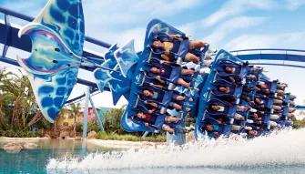 Manta rollercoaster at SeaWorld Orlando