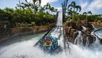 Infinity Falls Water Ride at SeaWorld Orlando