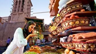 Woman in the Spice Souk Dubai