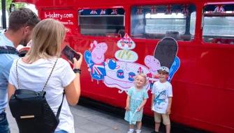 Peppa Pig Afternoon Tea Bus Tour for Two Adults and Two Children