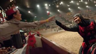 Medieval Times Orlando Dinner Show & Tournament A Knight giving a rose to a lady at Medieval Times Orlando Dinner Show & Tournament