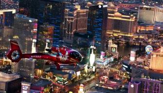 Las Vegas Strip Highlights Night Flight
