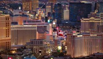 Las Vegas Strip Highlights Night Flight