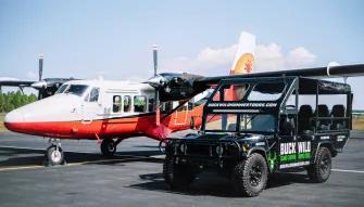 Grand Discovery Rim to Sky Tour plane and hummer