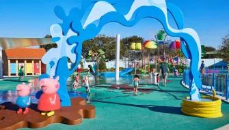 Muddy Puddles Splash Pad at Peppa Pig Theme Park