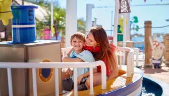 Grandad Dog's Pirate Boat Ride at Peppa Pig Theme Park