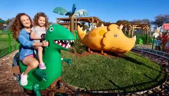Grampy Rabbit's Dinosaur Adventure at Peppa Pig Theme Park