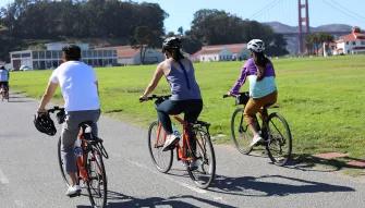 Golden Gate Park Bike Rentals + Sausalito Ferry Return