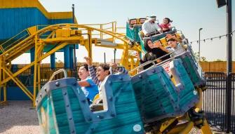 Taxi No. 1 ride at BOLLYWOOD PARKS Dubai