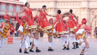 Dancers at BOLLYWOOD Parks Dubai