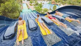 Family on Rapid Race at PortAventura Caribe Aquatic Park