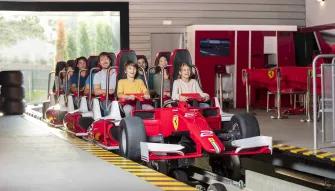 Start of Red Force One at Ferrari Land