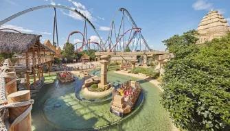 Angkor ride at PortAventura theme park