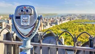 View of Central Park from Top of The Rock Observation Deck