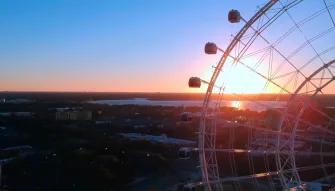 Icon Orlando Wheel at Sunset