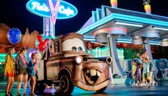 Guest with Mater, Disney California Adventure Park