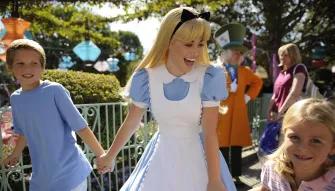 Guests at Disneyland Park in California