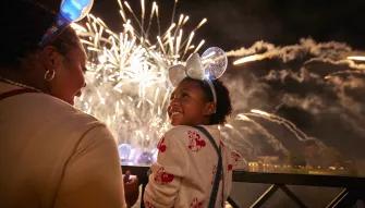 Guests at Harmonious, EPCOT
