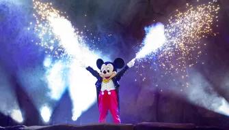 Mickey Mouse in Fantasmic at Disney's Hollywood Studios