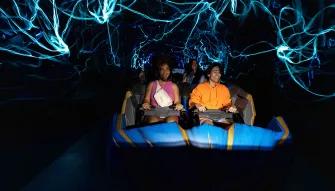 Guests on Guardians of the Galaxy: Cosmic Rewind, EPCOT