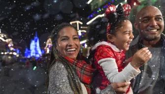 Guests at Mickey's Very Merry Christmas Party, Magic Kingdom Park