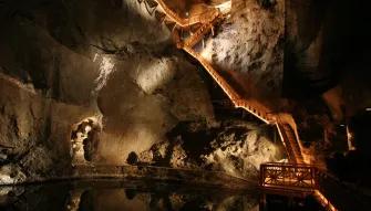 Stairs-in-salt-mine